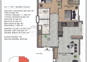 Новый жилой комплекс на стадии строительства в районе Оба