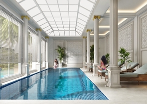 Новый жилой комплекс на стадии строительства в районе Оба