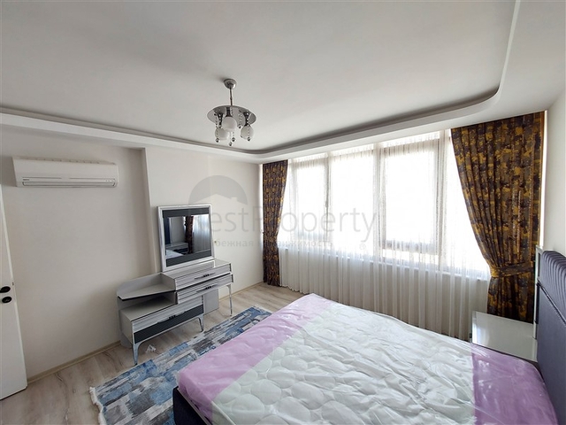 Двухэтажная квартира с мебелью в Махмутларе 