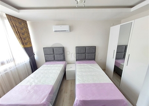 Двухэтажная квартира с мебелью в Махмутларе 