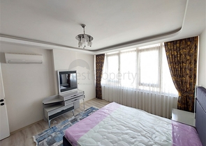 Двухэтажная квартира с мебелью в Махмутларе 