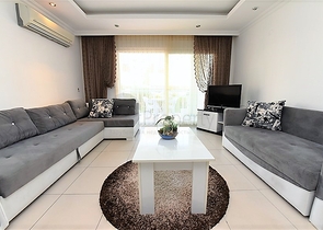 Меблированная квартира 1+1 в Авсалларе