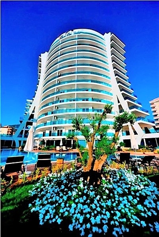 Меблированный двухуровневый пентхаус в Махмутларе