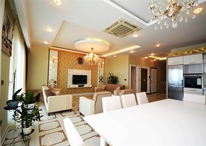 Меблированный двухуровневый пентхаус в Махмутларе