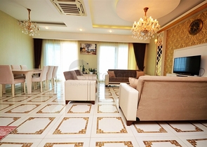 Меблированный двухуровневый пентхаус в Махмутларе