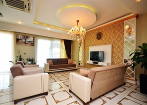 Меблированный двухуровневый пентхаус в Махмутларе