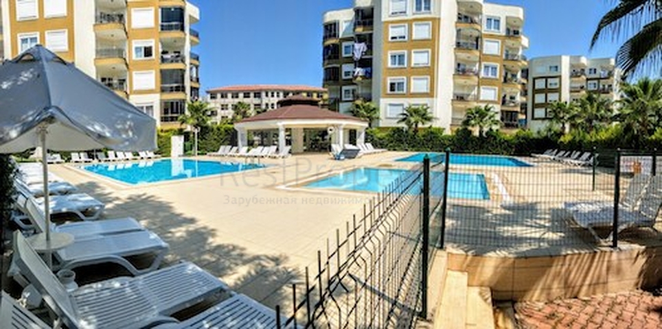 Квартира 1+1 с мебелью в 5 минутах от моря в Анталии