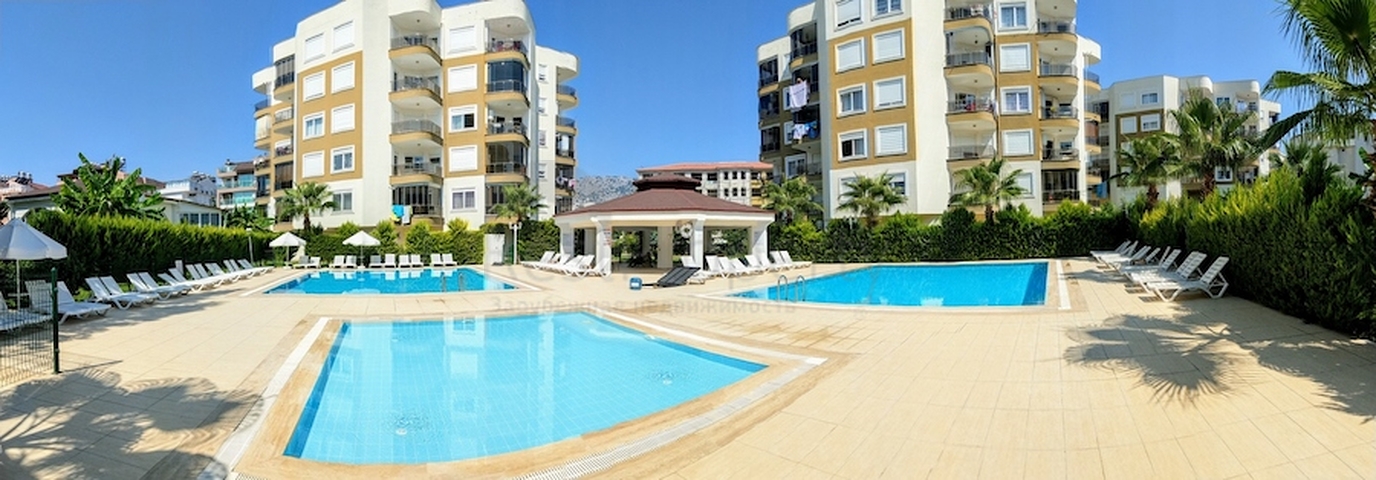 Квартира 1+1 с мебелью в 5 минутах от моря в Анталии