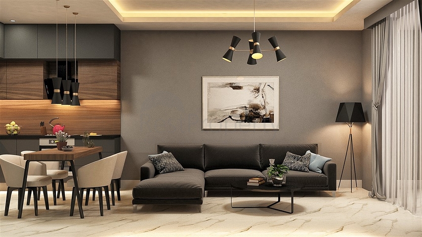 Строящийся комплекс в престижном районе Алании