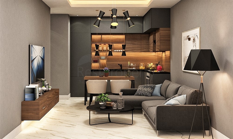 Строящийся комплекс в престижном районе Алании