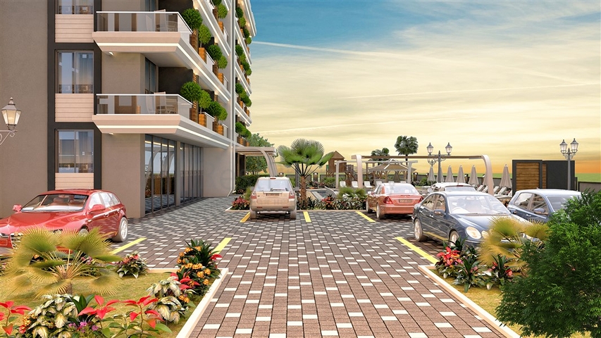 Строящийся комплекс в престижном районе Алании