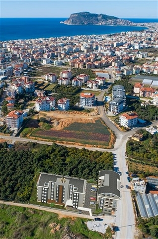Строящийся комплекс в престижном районе Алании
