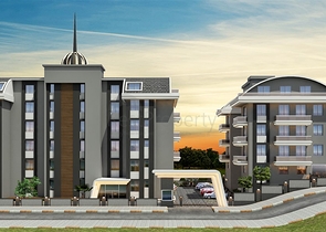 Строящийся комплекс в престижном районе Алании