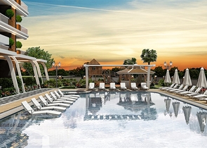 Строящийся комплекс в престижном районе Алании