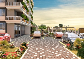 Строящийся комплекс в престижном районе Алании