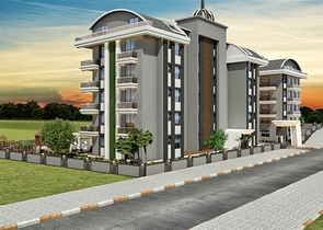 Строящийся комплекс в престижном районе Алании