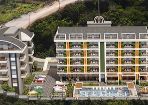 Строящийся комплекс в престижном районе Алании