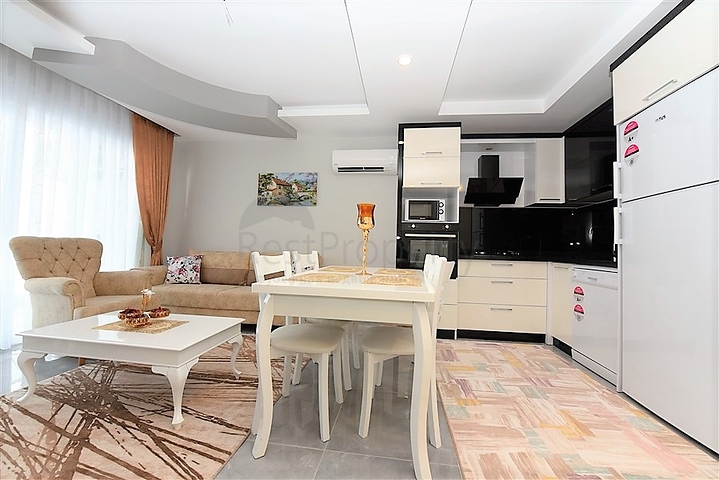 Меблированная квартира 1+1 в новом комплексе 