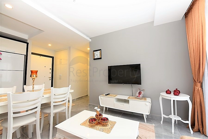 Меблированная квартира 1+1 в новом комплексе 