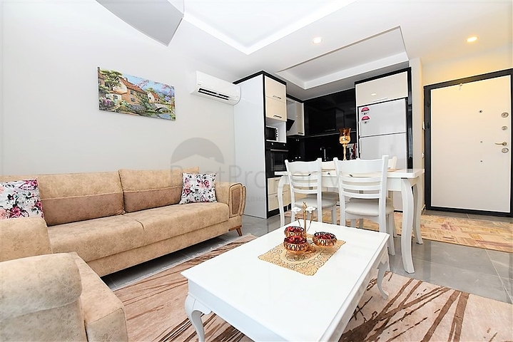 Меблированная квартира 1+1 в новом комплексе 