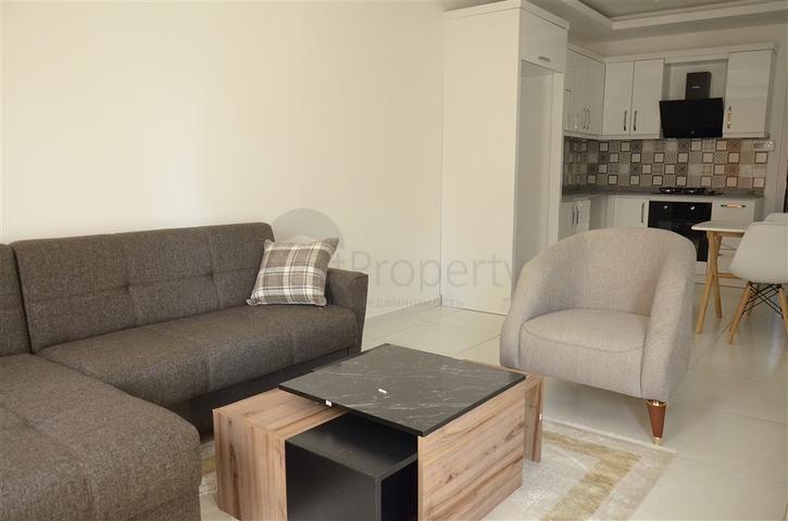 Квартира 1+1 с мебелью в районе Махмутлар