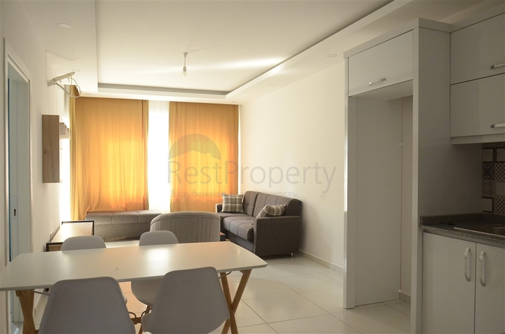 Квартира 1+1 с мебелью в районе Махмутлар