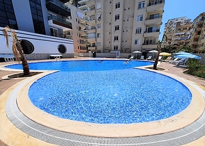 Квартира 1+1 с мебелью в районе Махмутлар