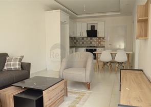 Квартира 1+1 с мебелью в районе Махмутлар