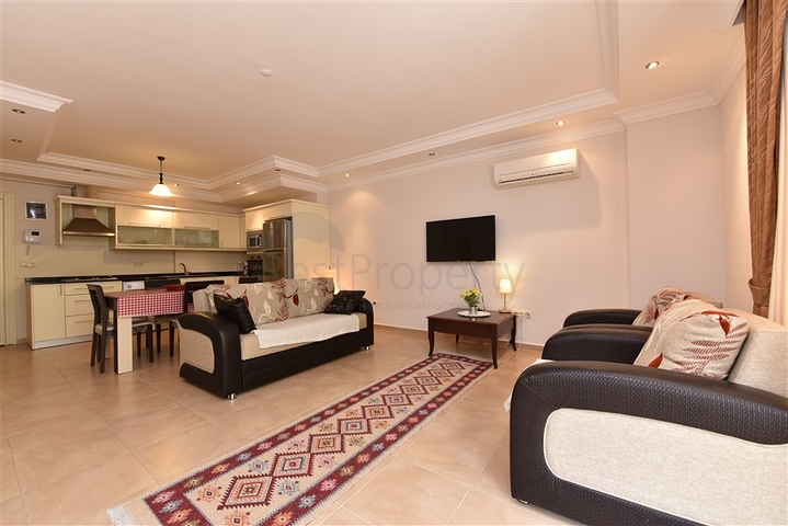 Двухкомнатная квартира 1+1 в центре района Оба рядом с городской инфраструктурой