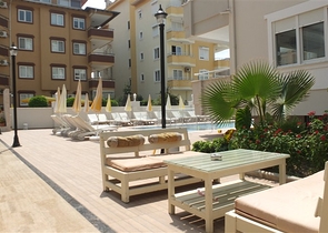 Двухкомнатная квартира 1+1 в центре района Оба рядом с городской инфраструктурой