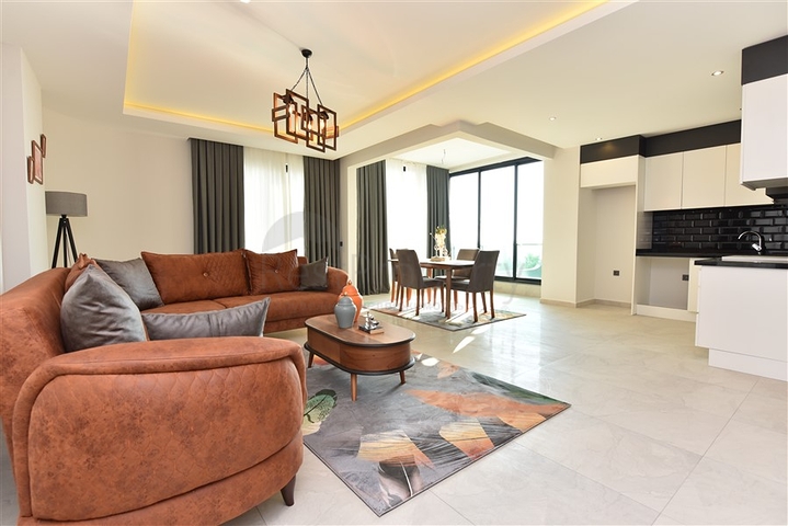 Квартира 2+1 на первой береговой линии в Каргыджаке