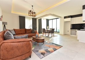 Квартира 2+1 на первой береговой линии в Каргыджаке