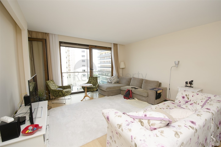 Просторная квартира 3+1 с видом на море в Коньялты