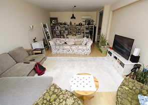 Просторная квартира 3+1 с видом на море в Коньялты