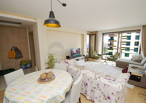 Просторная квартира 3+1 с видом на море в Коньялты