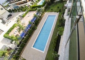 Просторная квартира 3+1 с видом на море в Коньялты