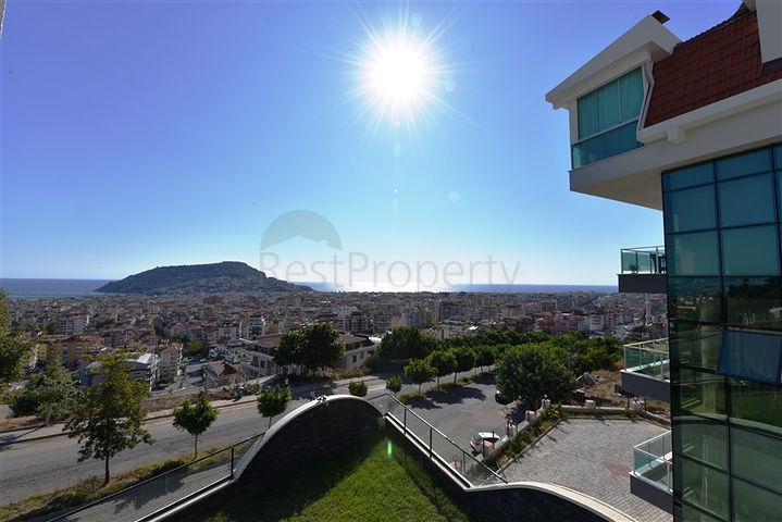 Апартаменты в центре Алании с панорамным видом