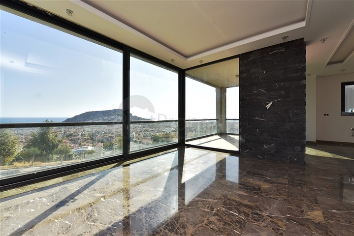 Апартаменты в центре Алании с панорамным видом