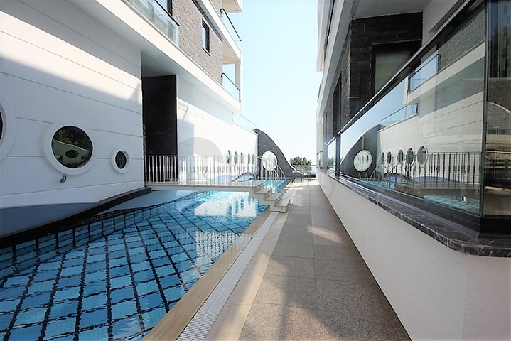 Апартаменты в центре Алании с панорамным видом