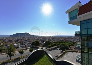 Апартаменты в центре Алании с панорамным видом
