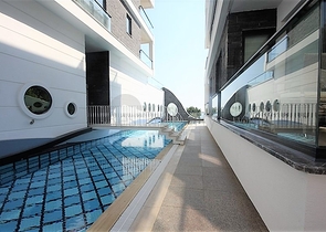 Апартаменты в центре Алании с панорамным видом