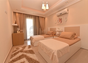 Шикарная квартира 2+1 с мебелью в 100 м от моря в районе Махмутлар, Алания