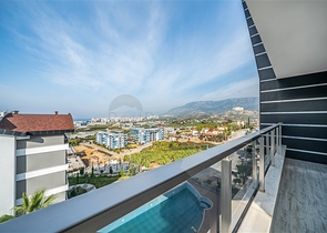 Элитная квартира 3+1 в районе Каргыджак, Алания