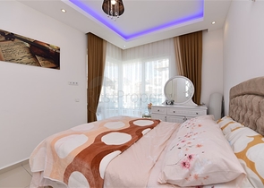 Просторная двухкомнатная квартира в Махмутларе