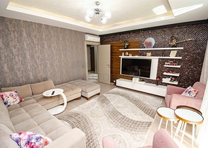 Элитная квартира 5+1 с выходом в сад в Унжалы Коньяалты