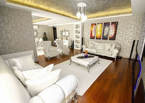 Элитная квартира 5+1 с выходом в сад в Унжалы Коньяалты