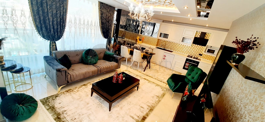 Апартаменты на первой береговой линии в районе Махмутлар 