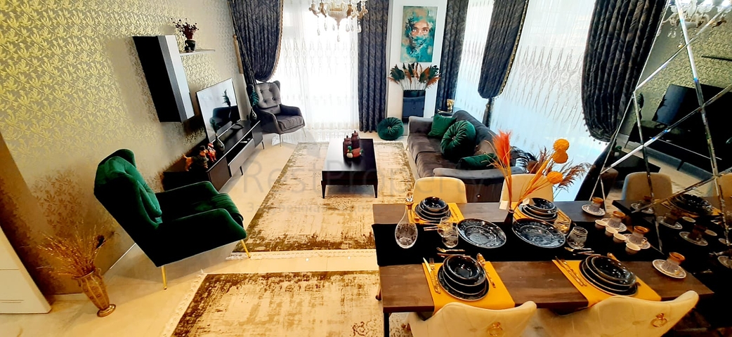 Апартаменты на первой береговой линии в районе Махмутлар 