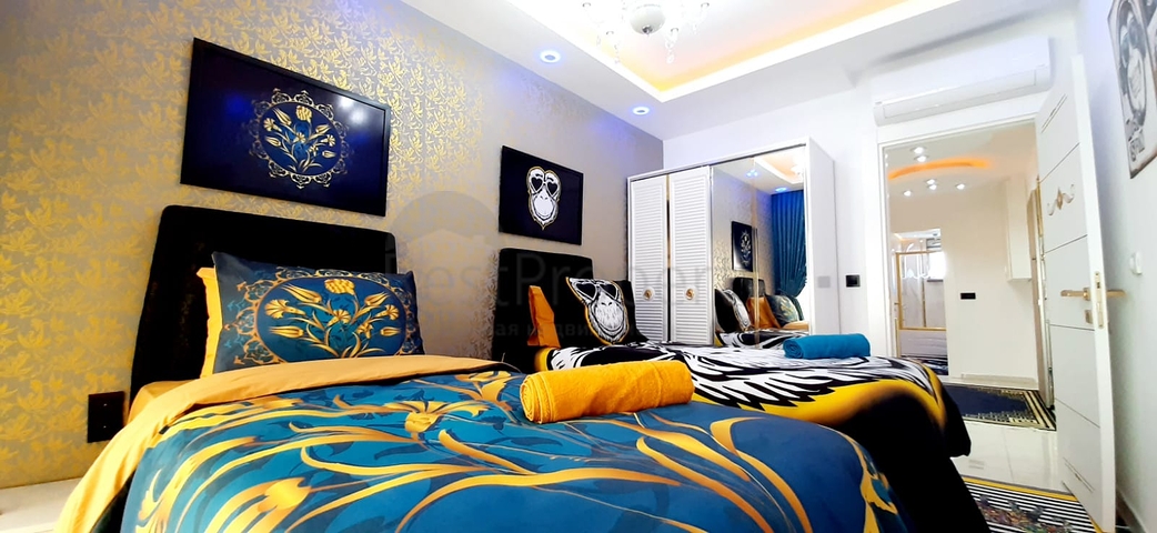 Апартаменты на первой береговой линии в районе Махмутлар 