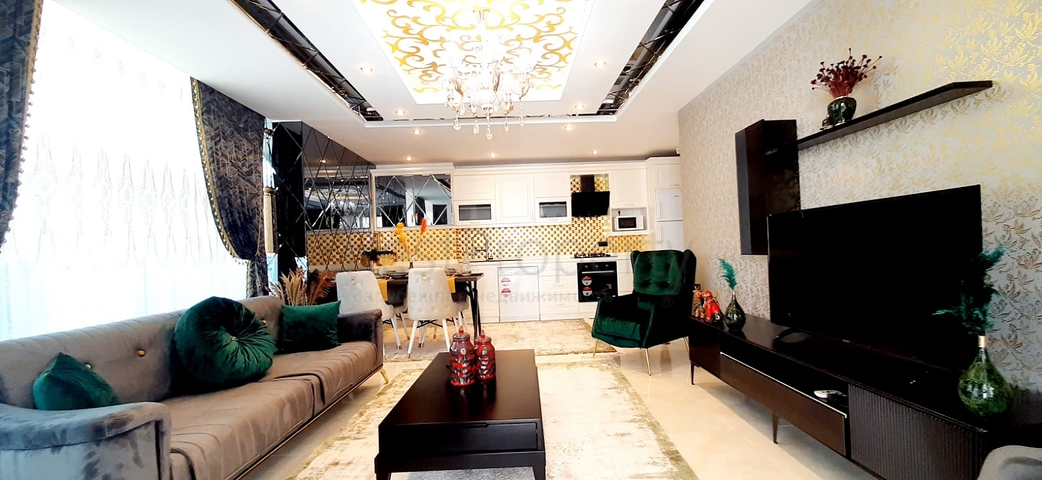 Апартаменты на первой береговой линии в районе Махмутлар 